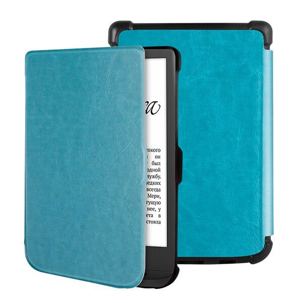 Чохол для PocketBook 633 Color Moon Silver бірюзовий – обкладинка для електронної книги Покетбук (770008790)