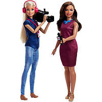 Куклы барби ТВ новости - Barbie Careers TV News Team Dolls