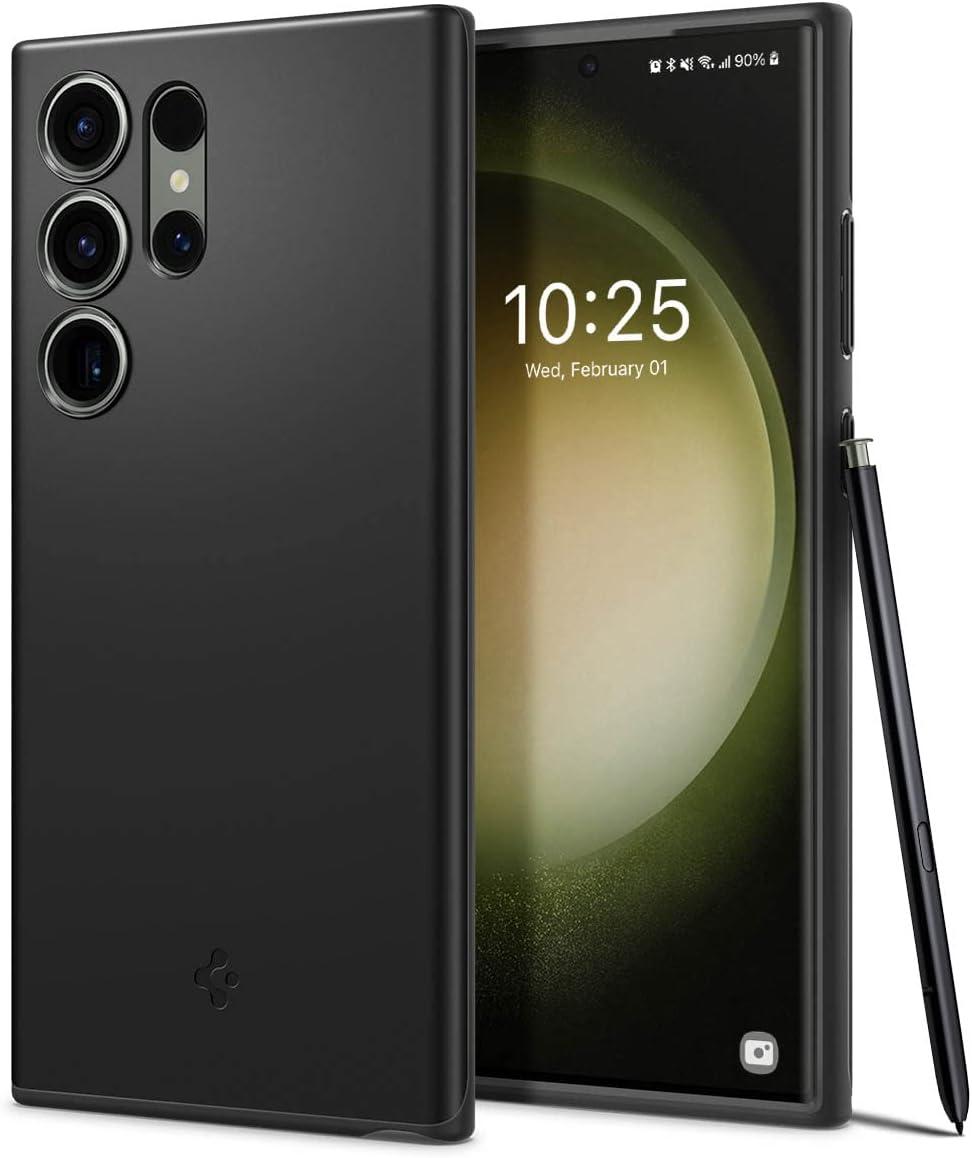 Чохол Spigen для Samsung Galaxy S23 Ultra - Thin Fit, Black (ACS05609)