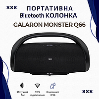 Портативная акустическая bluetooth колонка Galaron Q66, (Водонепроницаемая, Bluetooth 5.0, TWS, MicroSD)