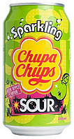 Газировка Chupa Chups Sparkling Sour Green Apple Extreme Sour Чупа Чупс Екстра кисле зелене яблуко 345ml