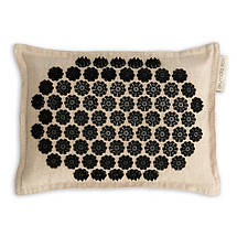 Екологічний акупресурний килимок з подушкою - натуральний чорний чорний Akumata ECO Бежевий BIC, фото 5