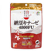 Біологічно активна добавка до їжі Наттокіназа, Nattokinase 4800FU, Unimat Riken, 80 кап/уп. (671741)
