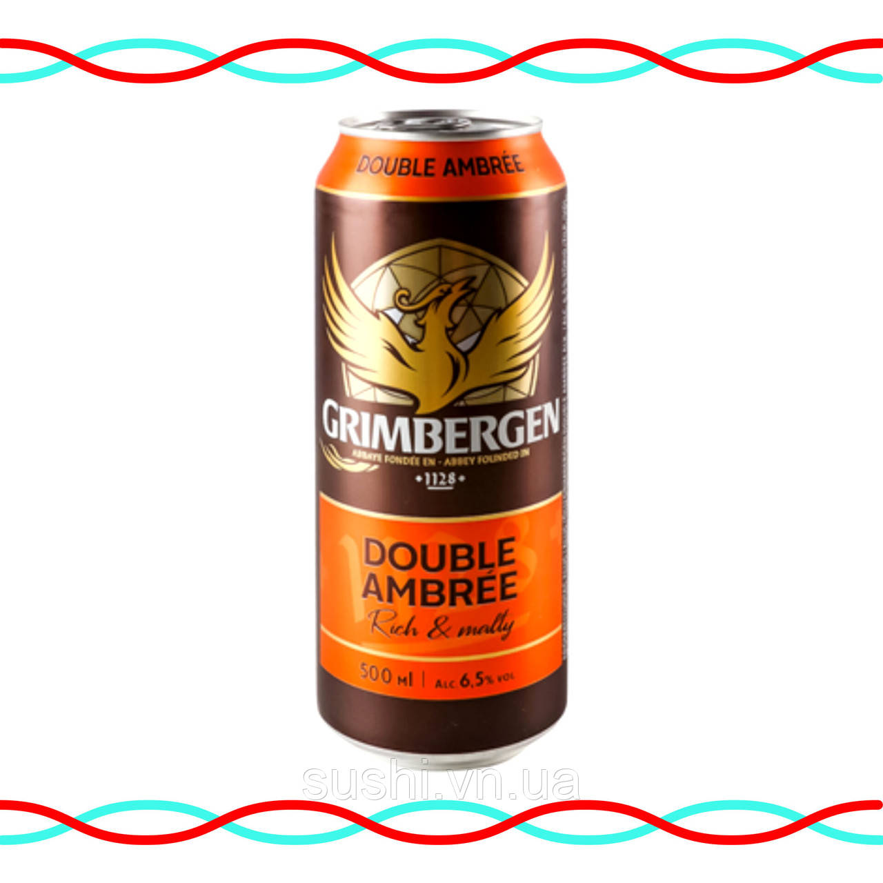 Пиво Grimbergen Double Ambree Rich&Malty темне 500мл.