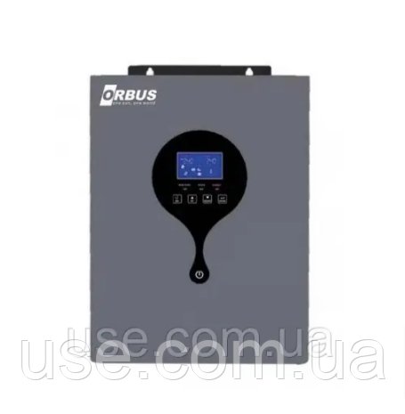 Сонячний інвертор гібридний 24V, 3500вт, 3,5кВт, 24Volt, 24Вольт, 80А, АКБ, для сонячних станцій