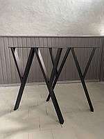Опори для столу в стилі Лофт "Серія 15" ніжки металеві 2 шт