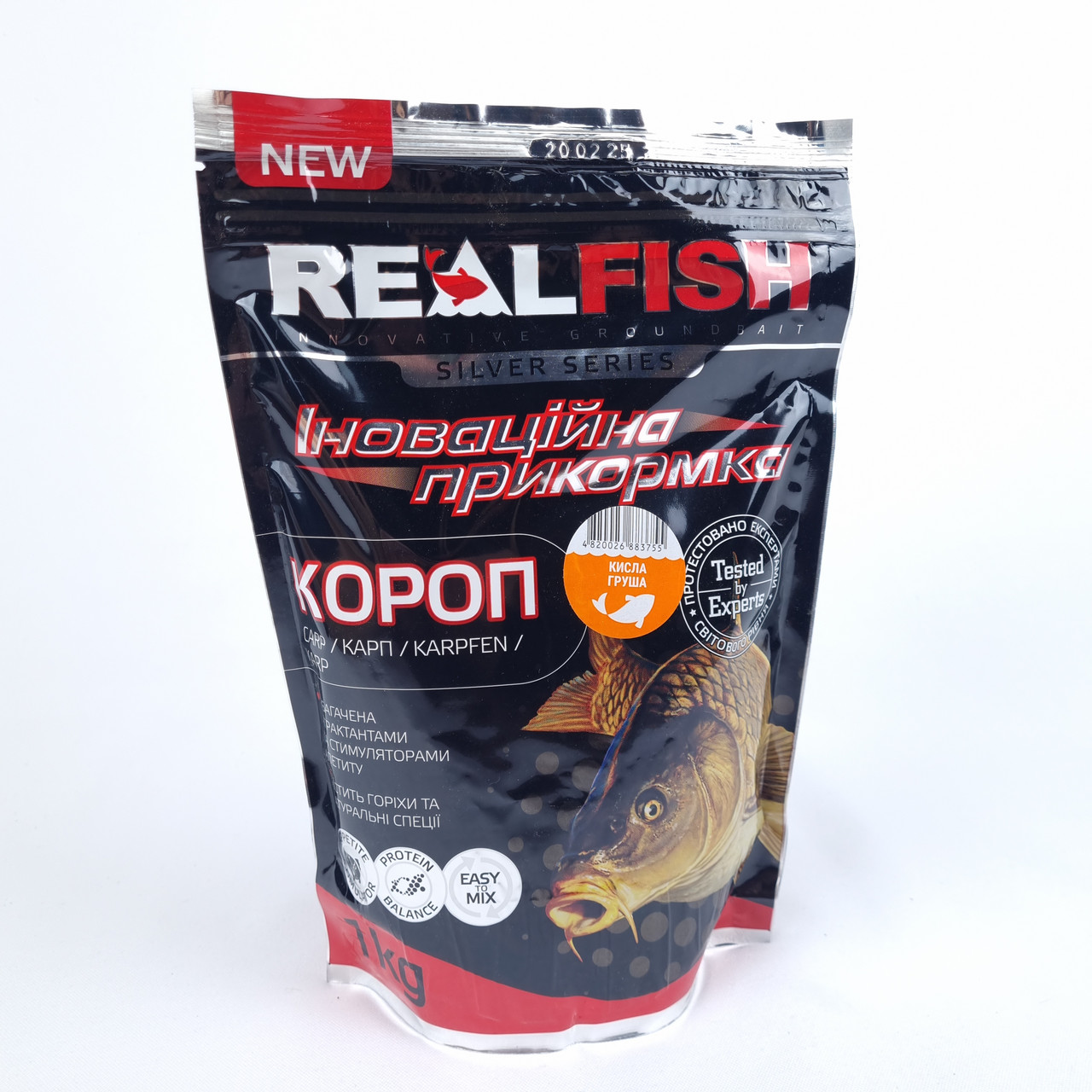 Прикормка на коропа Real Fish 1кг Карп Кисла Груша