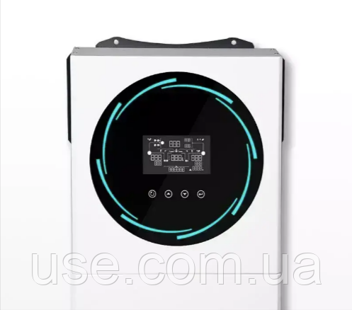 Інвертор для СЕС 3,6кВт, 24В, 24Вольт, 3,6kW, 3600Вт, батарей, гібридне ДБЖ, для сонячних станцiй