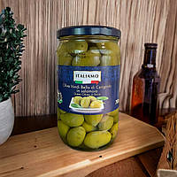 Оливки консервовані Italiamo Olive Verdi Bella з кісточками 700 г, Італія