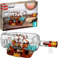 Конструктор лего Lego Ideas Корабль в бутылке 92177 , оригинал