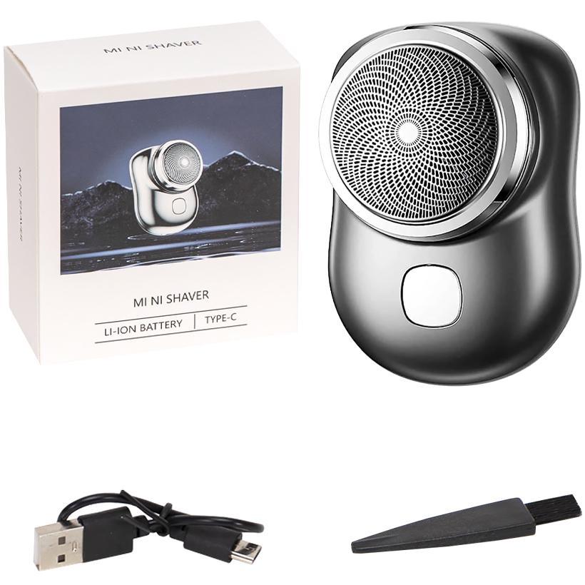 Портативна акумуляторна міні бритва USB 62-13 6 гострих лез Міні бритва, фото 1