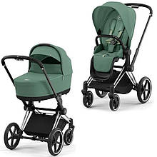 Cybex Priam 4.0 коляска 2 в 1 Leaf Green шасі Chrome Black