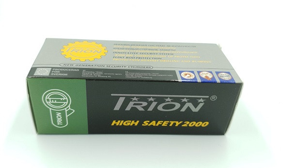 Латунный цилиндровый механизм для замка TRION 70mm(30+40) NP COMPUTER KEYS - фото 2 - id-p1234261593