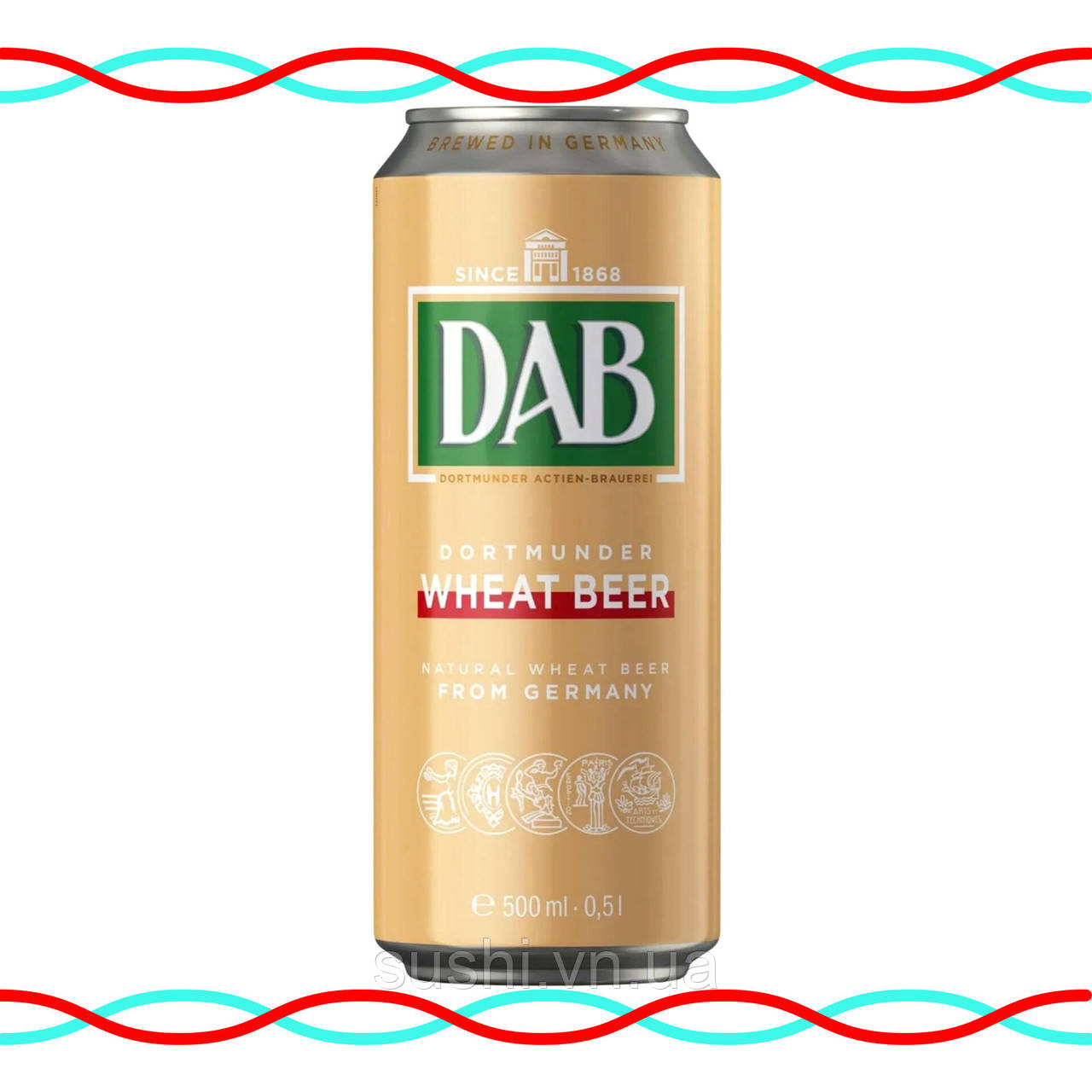 Пиво DAB Wheat Beer світле нефільтроване 500мл.