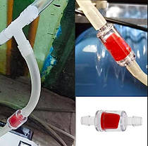 Зворотний клапан, AQUAXER бочечка (червоний), 8 мм., фото 3