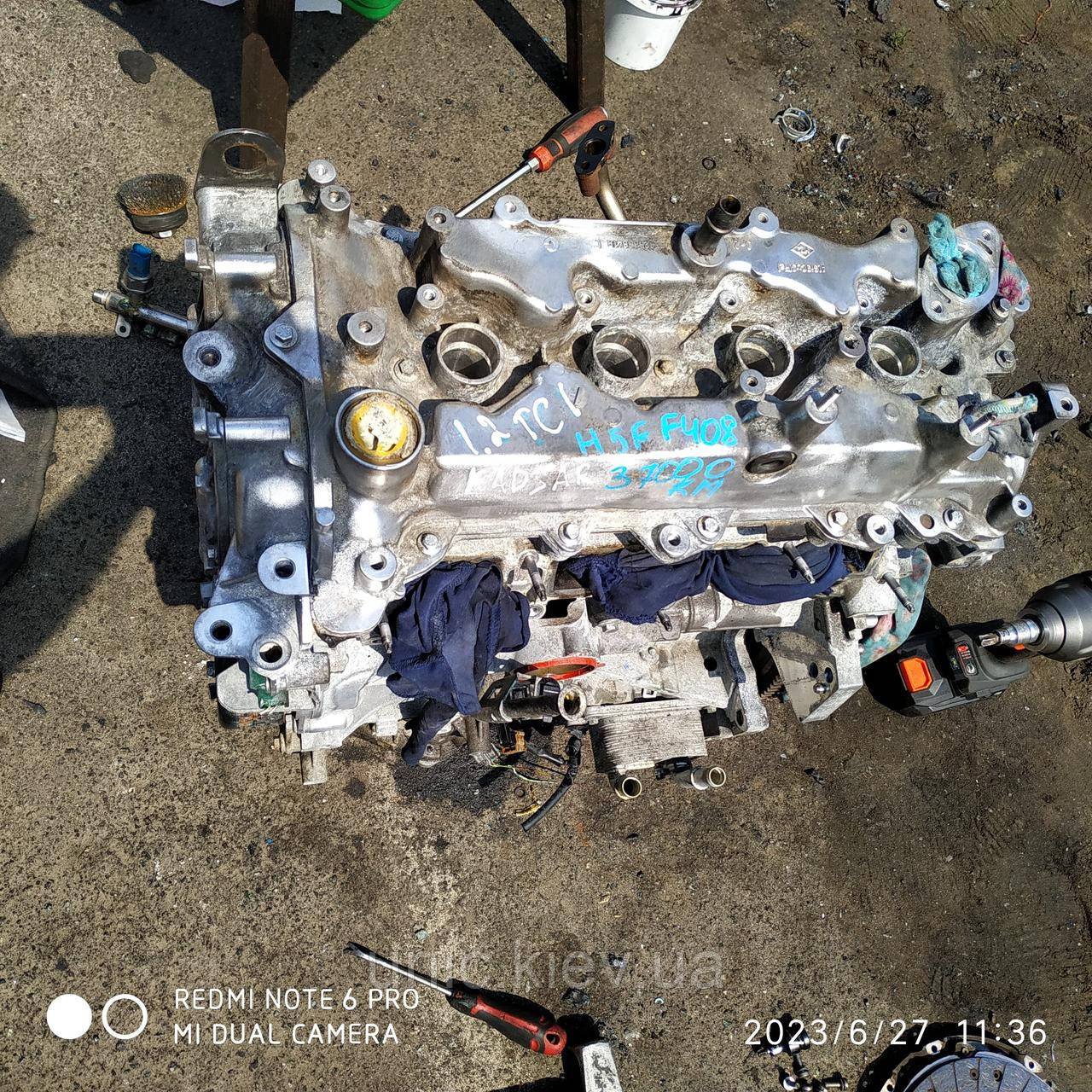 Двигун H5F F 408 Рено Каджар 1.2 (37000 км) б/в