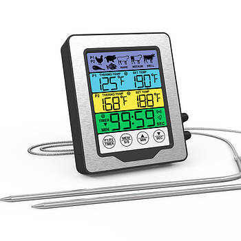 Кухонний термометр НОВОГО ПОКОЛІННЯ | сенсорний LCD монітор перемикання ° C / ° F | 0°C - 300°C
