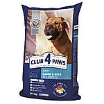 Club 4 Paws Premium Adult Клуб 4 лапи сухий корм гіпоалергенний для собак усіх порід, ягня рис 14 КГ