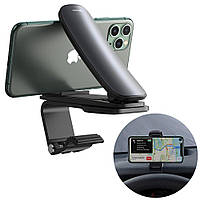 Автодержатель holder для смартфона на приборную панель Baseus Big Mouth Pro Car Mount черный