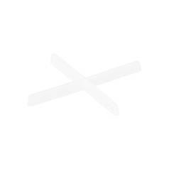Хрестики дистанційні для укладання керамічної плитки MASTERTOOL 1.0 мм 170 шт 81-0510
