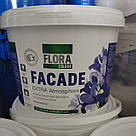 Фарба фасадна акрилова FLORA Colour FACADE Extra Atmosphere біла 14.0 кг, фото 4