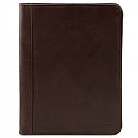 Кожаная папка для документов Tuscany Leather Luigi XIV TL141287 (Темно-коричневый) Отличное качество