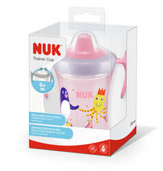 Поильник Evolution Trainer NUK 230 мл 6+ дівчинка