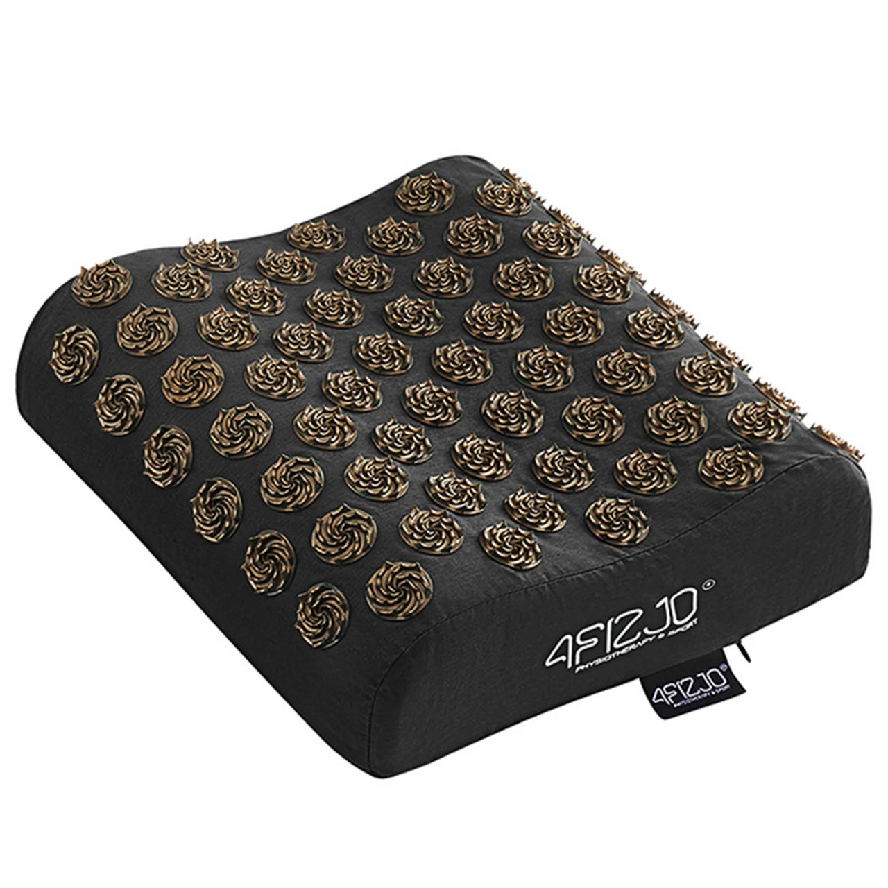 Подушка акупунктурна 4FIZJO Ergo Аплікатор Кузнєцова 4FJ0418 Black/Gold Poland