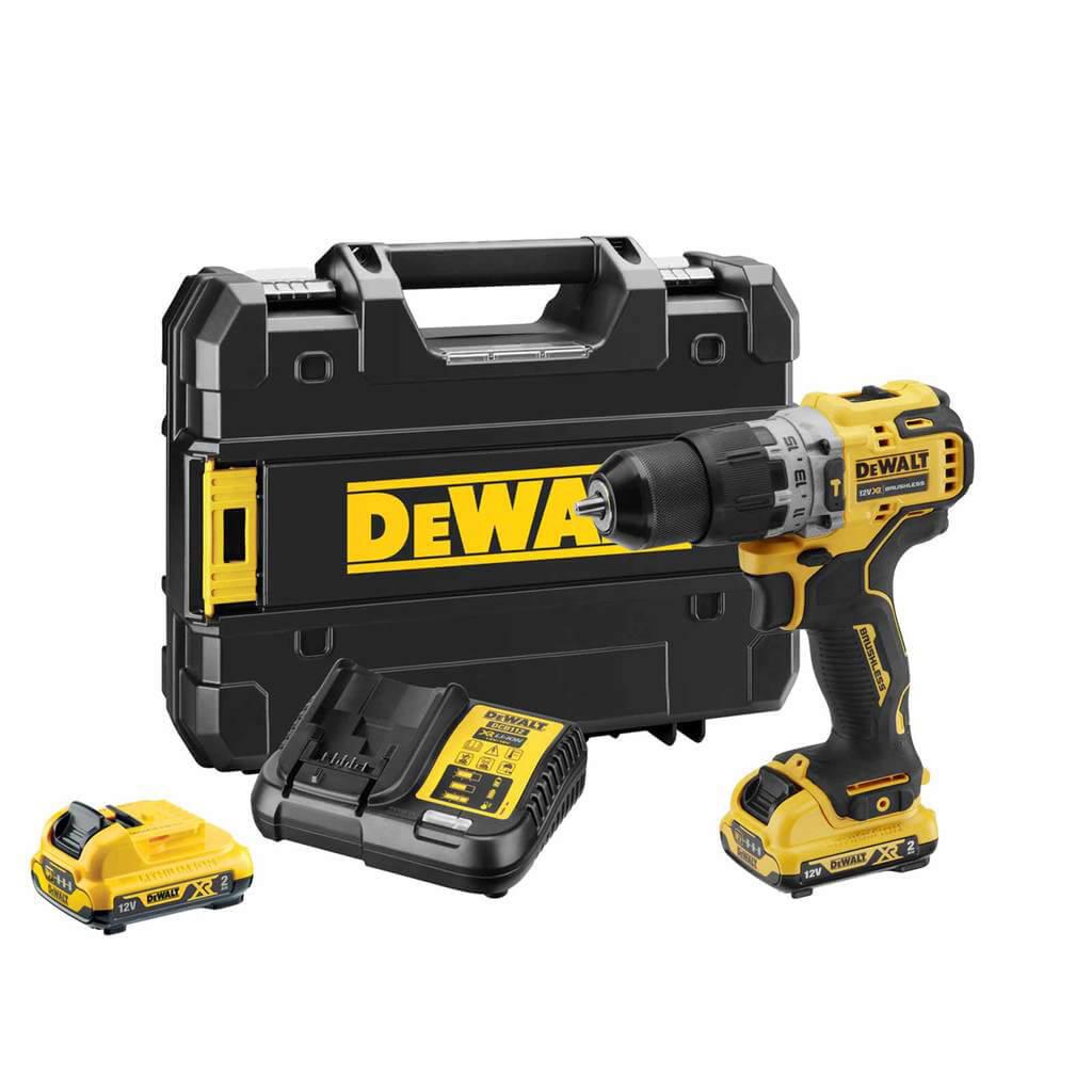 Дриль акумуляторний безщітковий ударний DeWALT DCD706D2