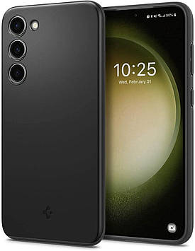 Чохол Spigen для Samsung Galaxy S23 - Thin Fit, Black (ACS05707)