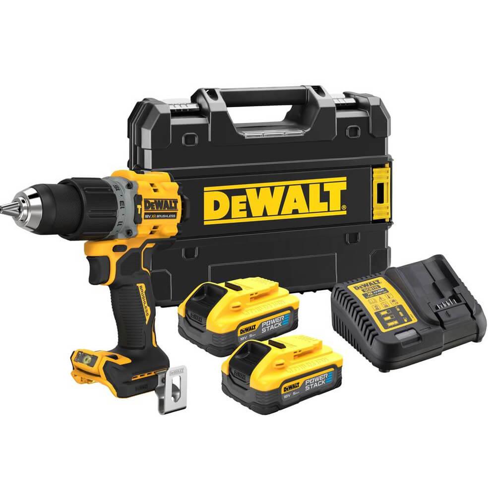 Дриль-шурупокрут акумуляторний безщітковий ударний DeWALT DCD805H2T