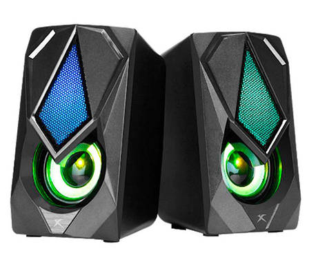 Колонки XTRIKE ME RGB Backlight SK-402 акустика для комп'ютера Чорний, фото 1
