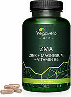 ZMA (Цинк, Магній, Вітамін B6) Vegavero® - 120 капсул