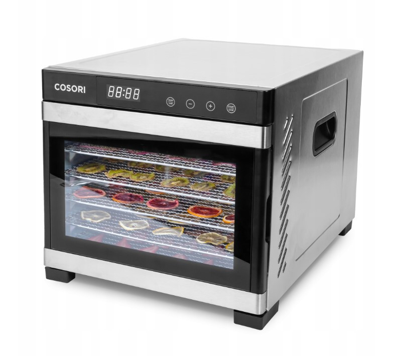 Сушарка харчова дегідратор Cosori Premium CP267-FD-RXS 650 Вт 6 рівнів Сріблясто-чорна