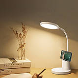 TU  TU Настольная USB LED лампа Remax RT-E815 гибкая с аккумулятором белая, фото 3
