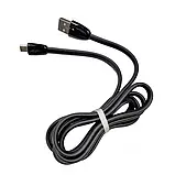 USB кабель Aspor A71 глянсовий Micro (2A/1.2м)- чорний, фото 3
