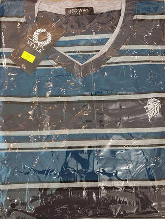 Батник, кофта чоловіча великих розмірів котонова REDWAY, Україна, фото 2