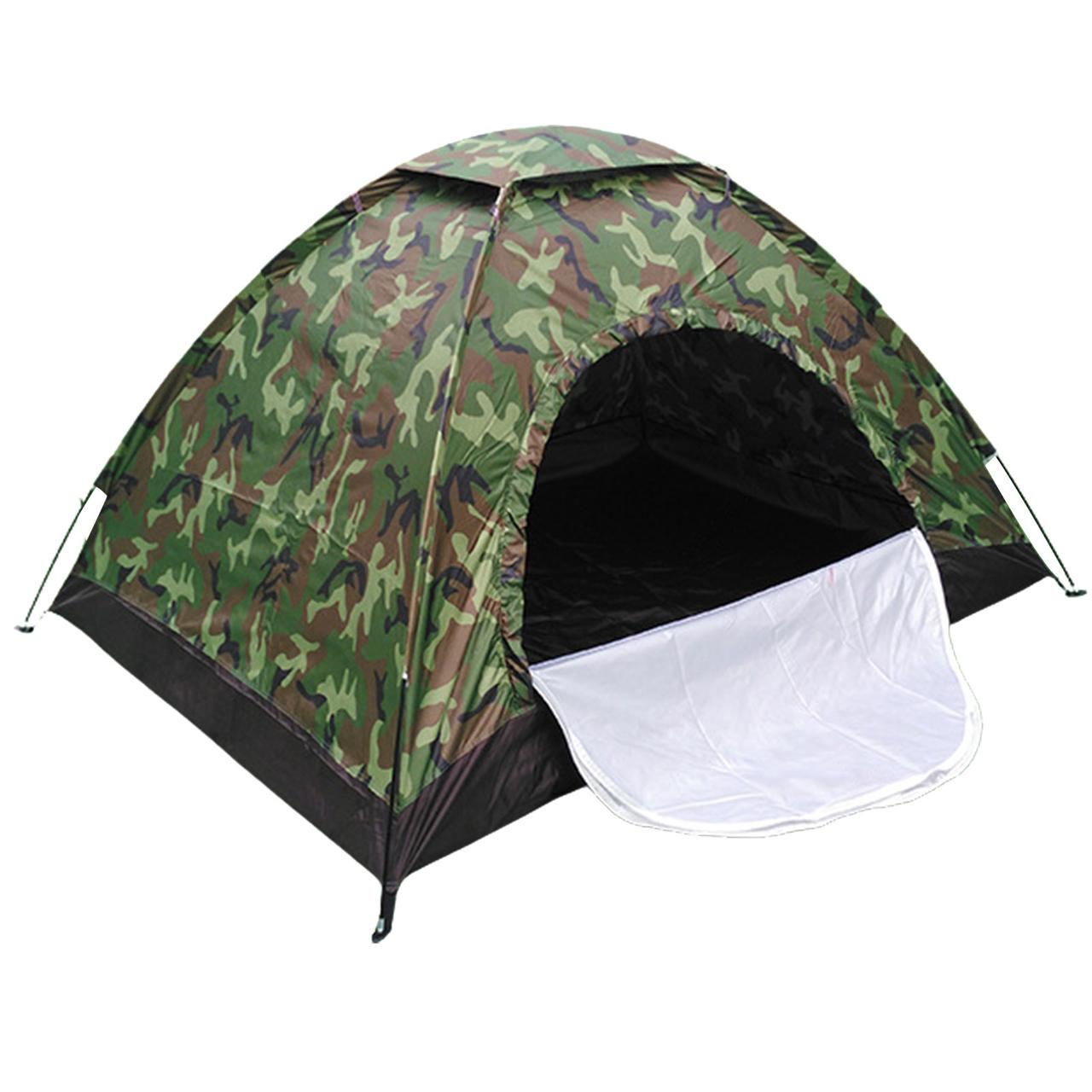Палатка туристическая военная 200*150 Камуфляж, Зеленая | Палатка двухместная | Универсальная палатка - фото 4 - id-p1892190708