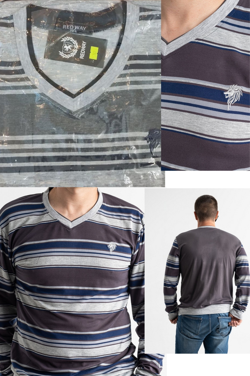 Батник, кофта чоловіча великих розмірів REDWAY, Україна