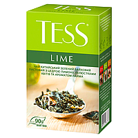 Чай зеленый Tess Lime 90 г китайский байховый листовой