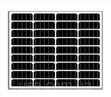 Сонячна батарея 12V, ALM-100M-36, 100 Вт, фотомодуль, фотоелектричний модуль, 18В