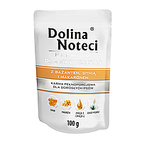 Пауч Dolina Noteci Premium для собак маленьких пород с фазаном, тыквой и лапшой, 100 гр