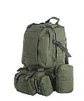 Рюкзак тактический военный c подсумками Defense Assembly BACKPACK 50л Олива