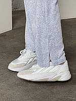 Светлые кроссовки унисекс Адидас Озелия. Белые кроссовки для мужчин и женщин Adidas Ozelia White.