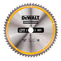 Диск пильний CONSTRUCTION DeWALT DT1960