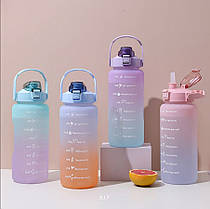 Пляшка для води об'ємом 2 літри, BOTTLE AND264, Спортивна пляшка, Фляга для спортсменів, фото 4