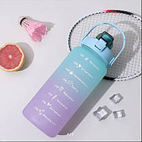 Пляшка для води об'ємом 2 літри, BOTTLE AND264, Спортивна пляшка, Фляга для спортсменів, фото 5