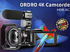 Відеокамера Ordro AC3 30X 4K, фото 2