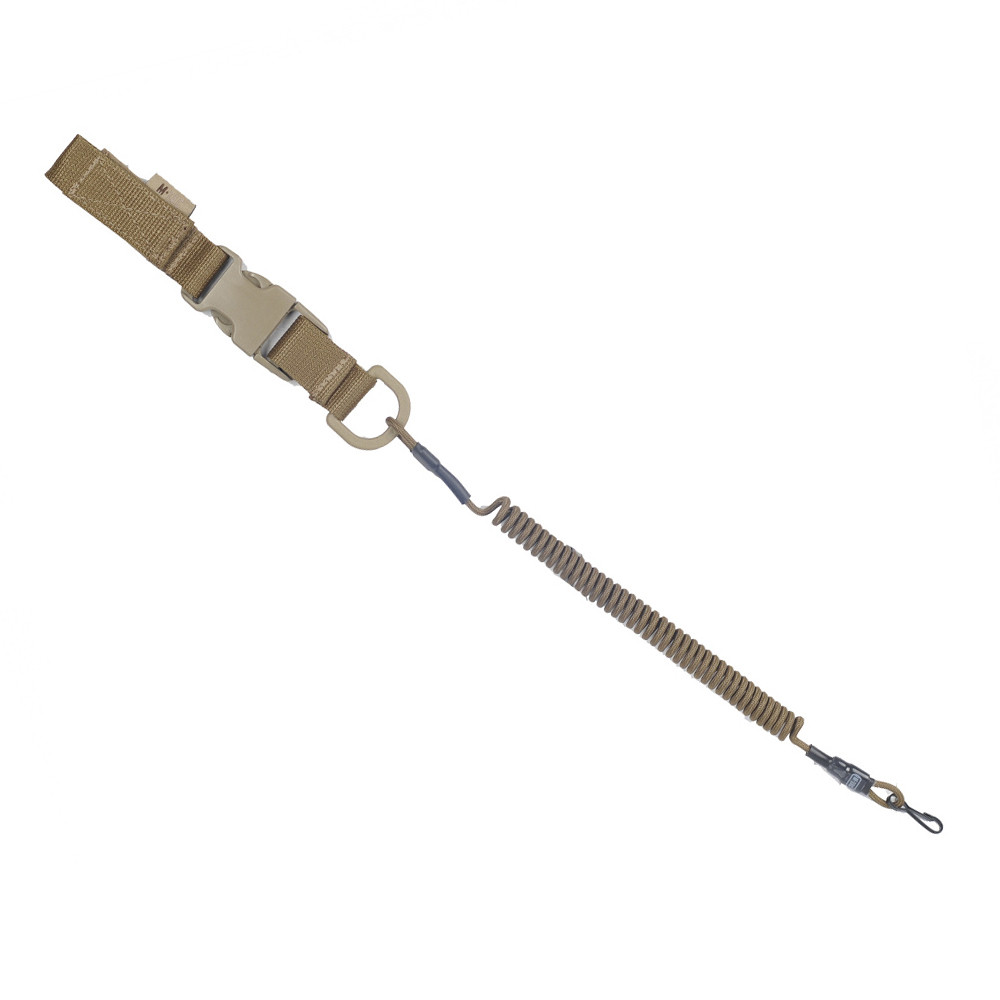 Шнур-ретрактор M-TAC Retraktor Lite з D-подібним кільцем і пряжкою Fastex Coyote 51436105