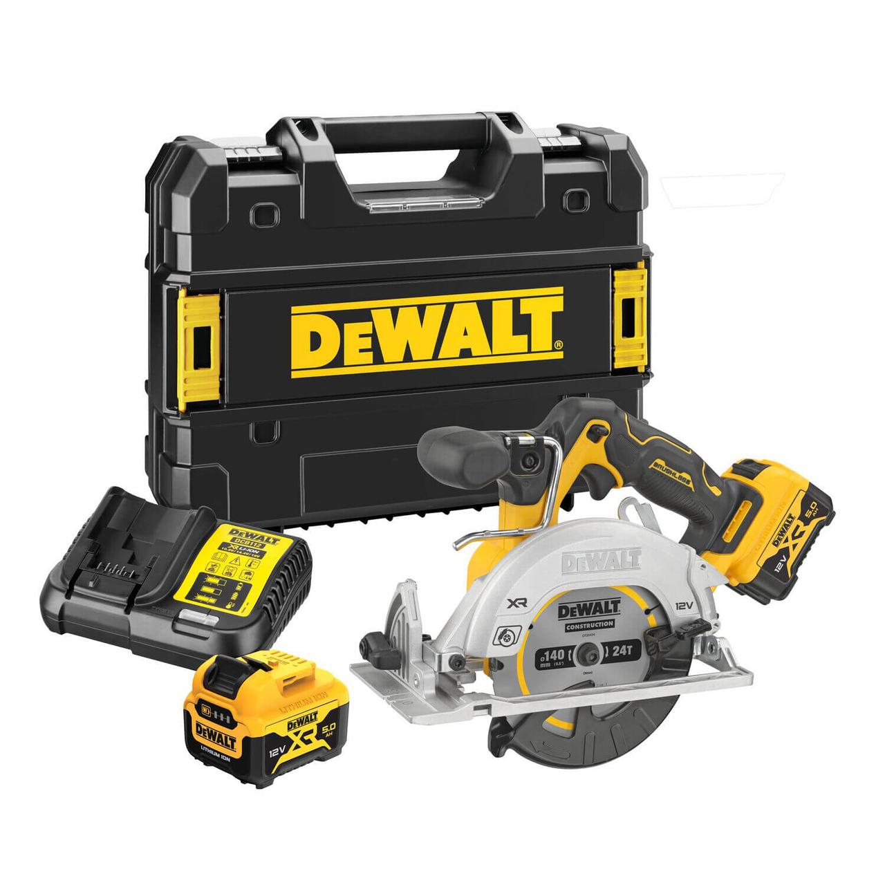 Пила дискова акумуляторна безщіткова DeWALT DCS512P2